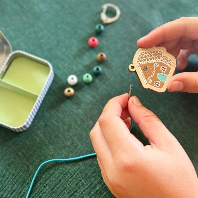 Gingerbread House Keyring Gift Kit