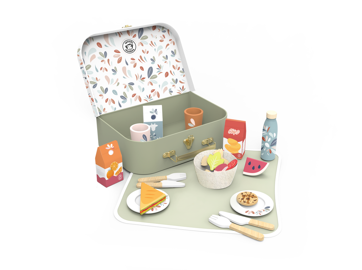 Speedy Monkey Picnic Basket
