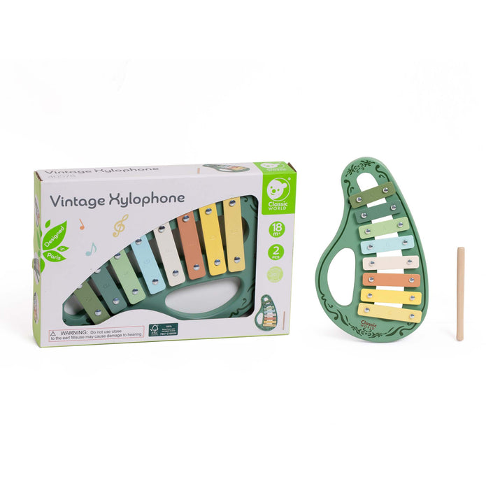 Classic World Vintage Xylophone Wooden Musical Instrument