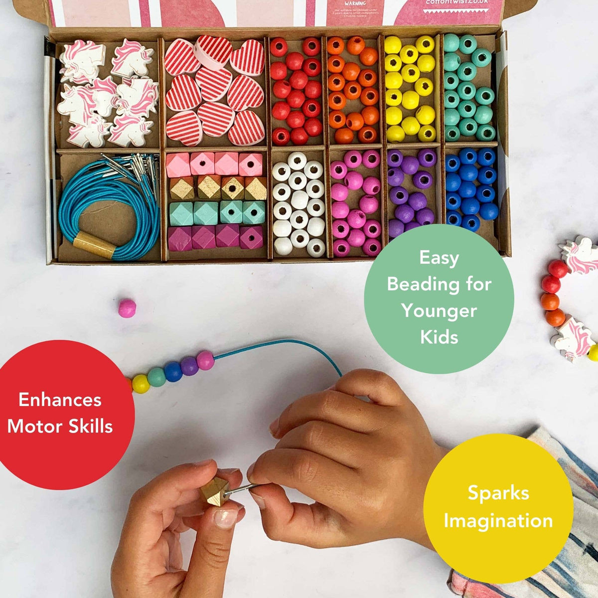 Unicorn & Heart Bracelet Making Kit