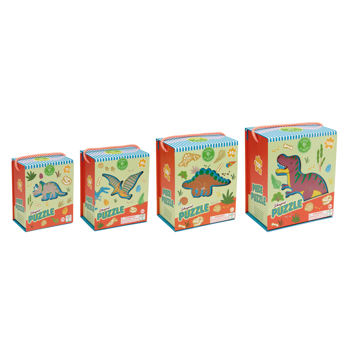 Dino 120pc Shaped Puzzle