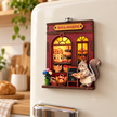 DIY Light-Up Squirrel Bakery Fridge Magnet Kit