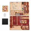 DIY Light-Up Squirrel Bakery Fridge Magnet Kit