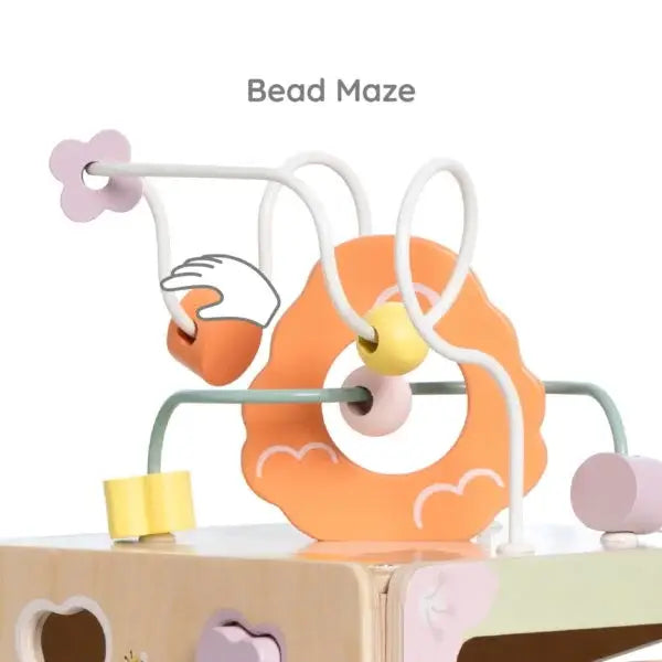 Classic World Honeybee Activity Cube FSC Wooden Motor Skills