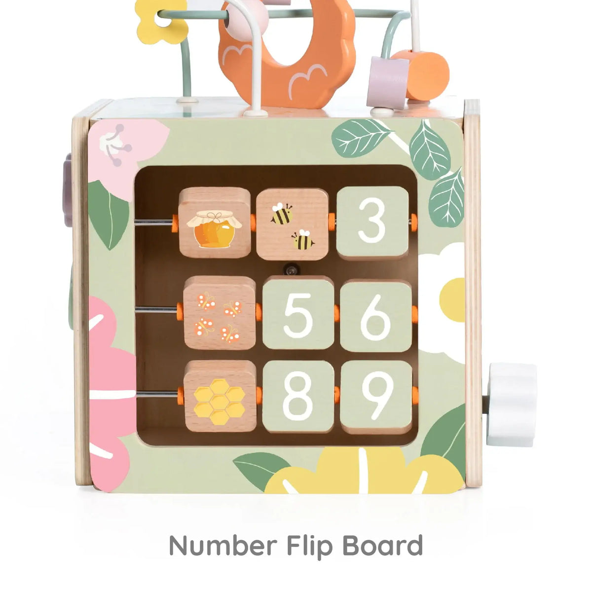 Classic World Honeybee Activity Cube FSC Wooden Motor Skills