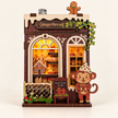 DIY Light-Up Gingerbread Bakery Fridge Magnet Kit
