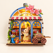 DIY Light-Up Rabbit Flower Shop Fridge Magnet Kit