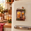 DIY Light-Up Gingerbread Bakery Fridge Magnet Kit