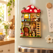DIY Light-Up Mushroom Cottage Fridge Magnet Kit