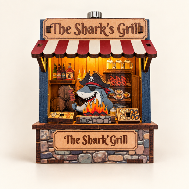 DIY Light-Up The Shark's Grill Fridge Magnet Kit