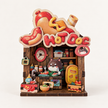 DIY Light-Up Cat Hot Dog Stand Fridge Magnet Kit