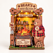 DIY Light-Up Bear's Smoky BBQ Stand Fridge Magnet Kit