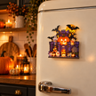 DIY Light-Up Halloween Haunted Castle Fridge Magnet Kit