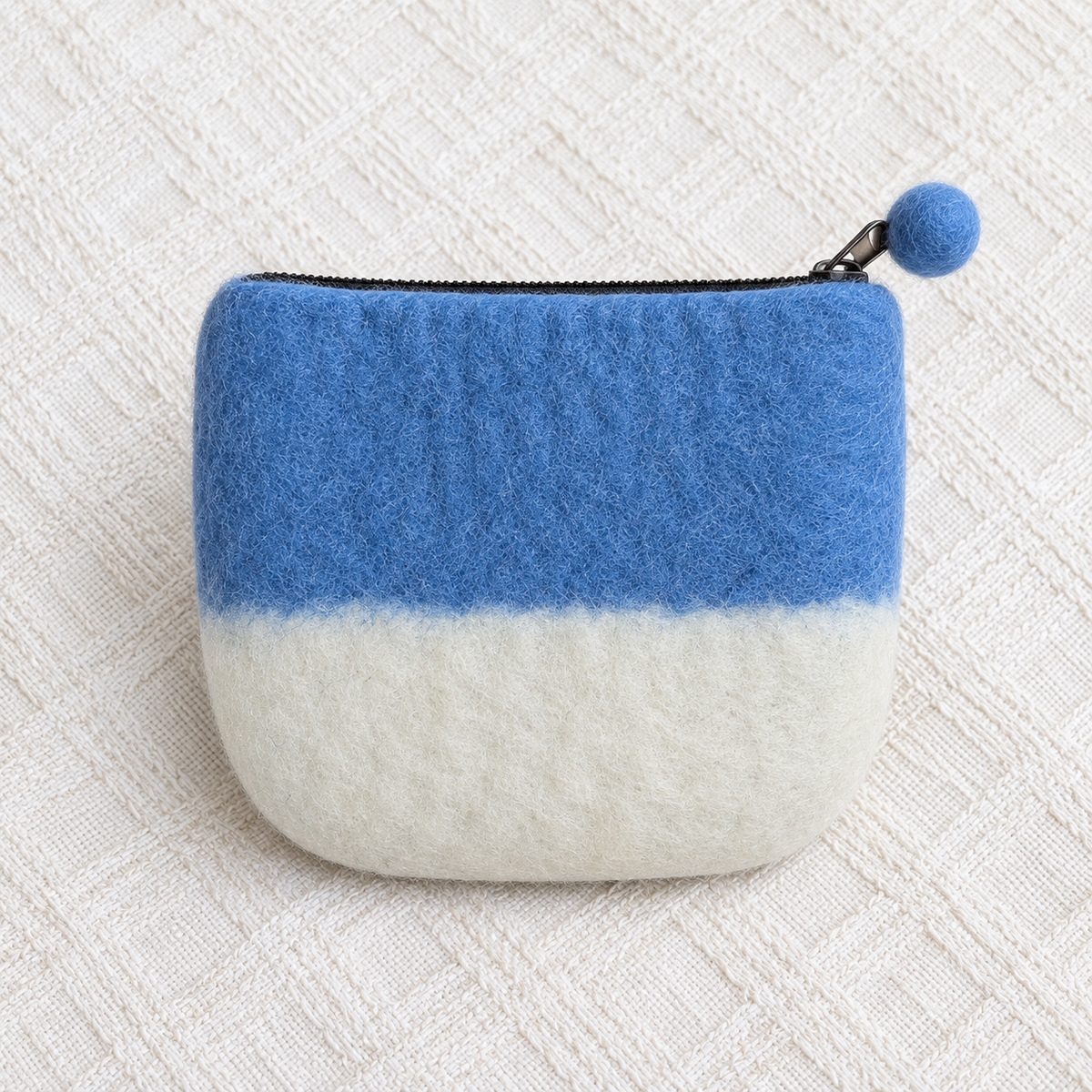 Galloping Pony Felt Coin Purse two-tone back